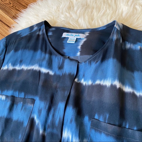 Charlie Jade 100% silk romper jumpsuit POCKETS XS - Picture 3 of 16